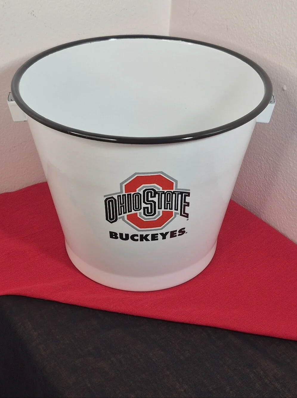Ohio State Buckeyes Officially Licensed Team Metal Ice Bucket NWOT